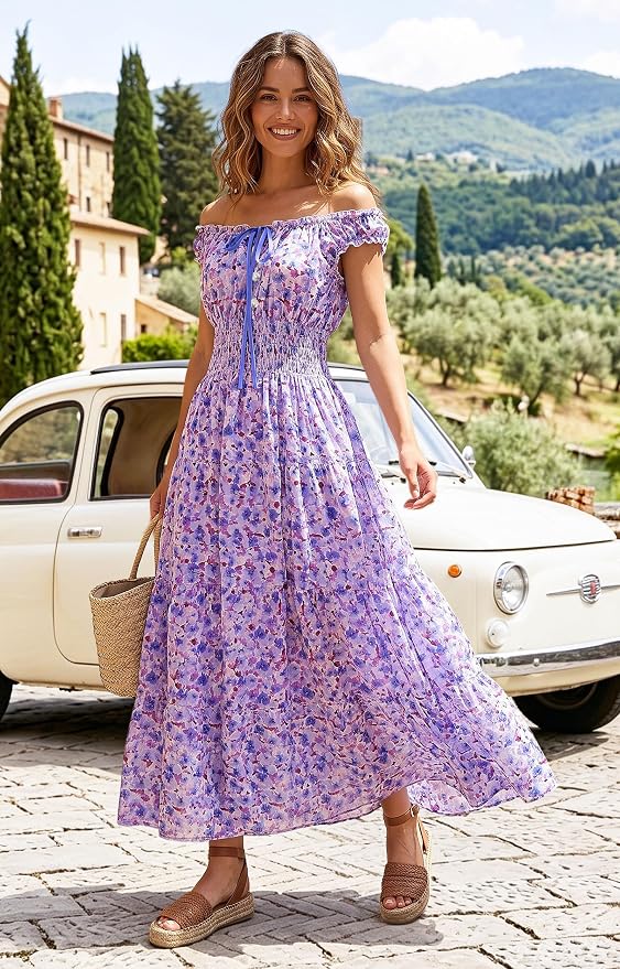 Blue Purple Floral