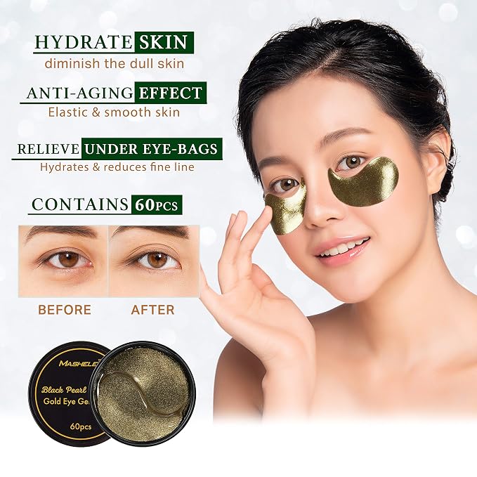 gold eye patches
