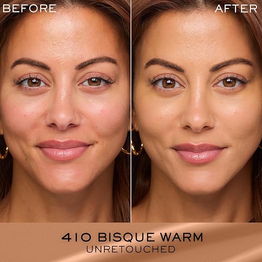 410 Bisque W: deep tan skin tones with warm yellow undertones