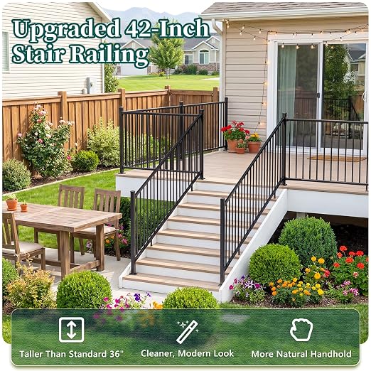 Stair 8ft - 2 Panel 2 Post