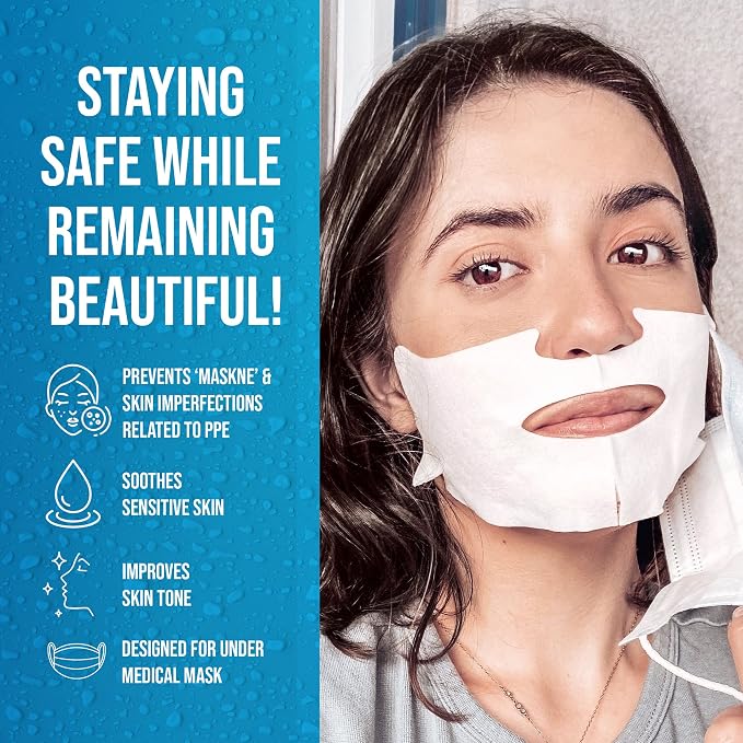 Hydrogel Facial Under PPE Mask