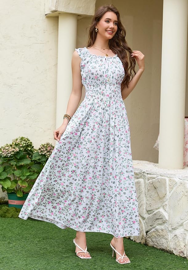Pink Green Floral