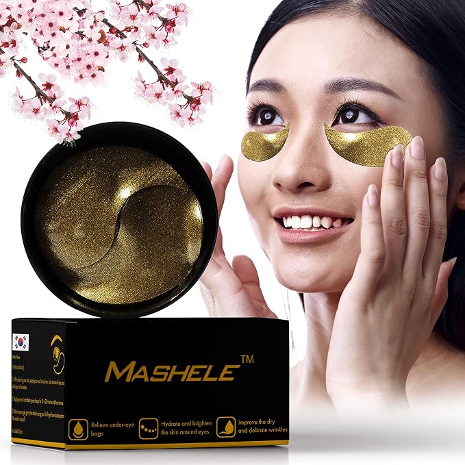 gold eye patches