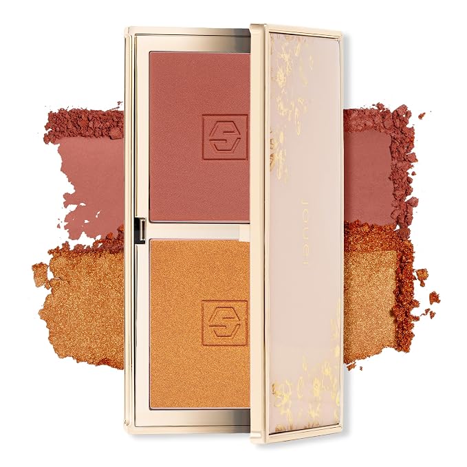 Cherish Me: matte warm​ burnt amber​ / Treasure Me: shimmering warm​ bronze tangerine