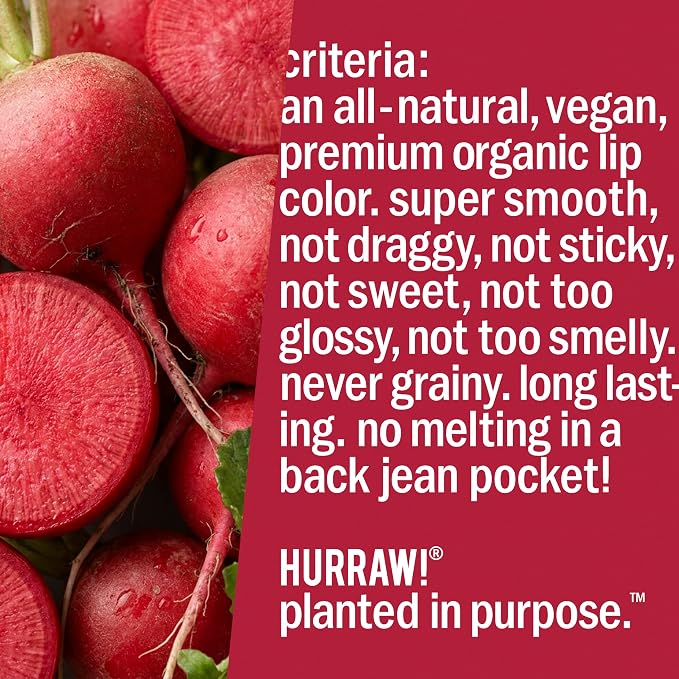 Hurraw! LIP COLOR №1 (RED)