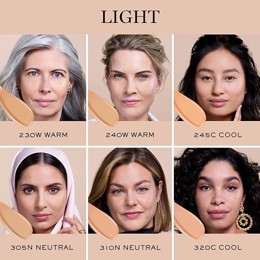 320C: light-medium with cool pink undertones